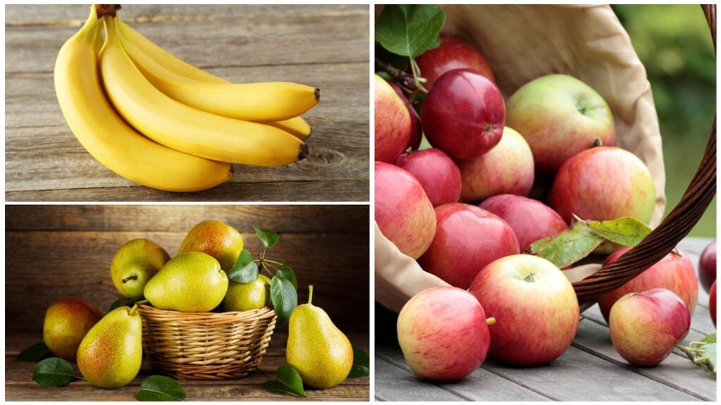 ဂေါက်ရောဂါအတွက် ကောင်းမွန်သောအသီးအနှံများ - ငှက်ပျောသီး၊ သစ်တော်သီးနှင့် ပန်းသီး